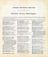 Directory 1, Klickitat County 1913 Version 1